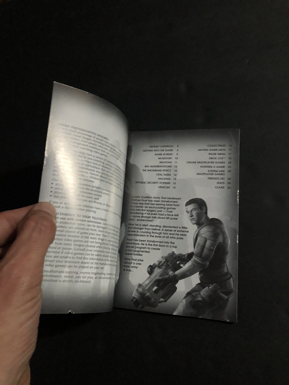 project snowblind xbox Manual Only