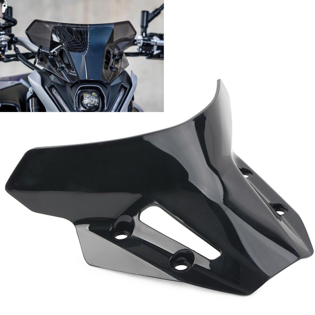 Fit YAMAHA MT09 / SP FZ09 2021 2022 Black Motorcycle Wind Deflectors Windshield