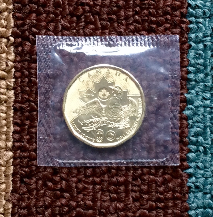 2016 Canadian $1 Rio Olympics Lucky Loonie  - Sealed from Pack
