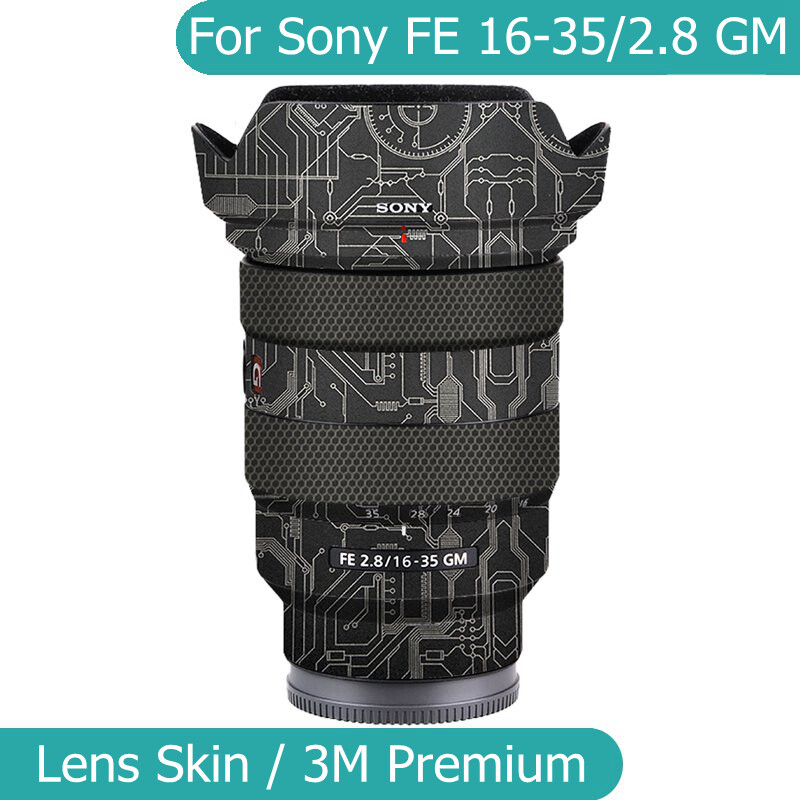 For Sony FE 16-35mm F2.8 GM Decal Skin Vinyl Wrap Film Camera Lens Sticker 16-35