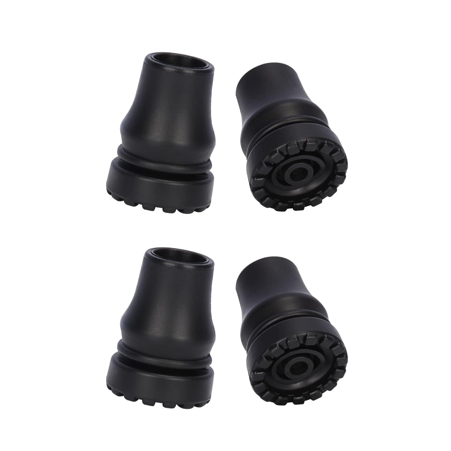 supregear Rubber Cane Tips, (5/8", 4-Pack) Heavy Duty Walking Cane Tips, Anti...