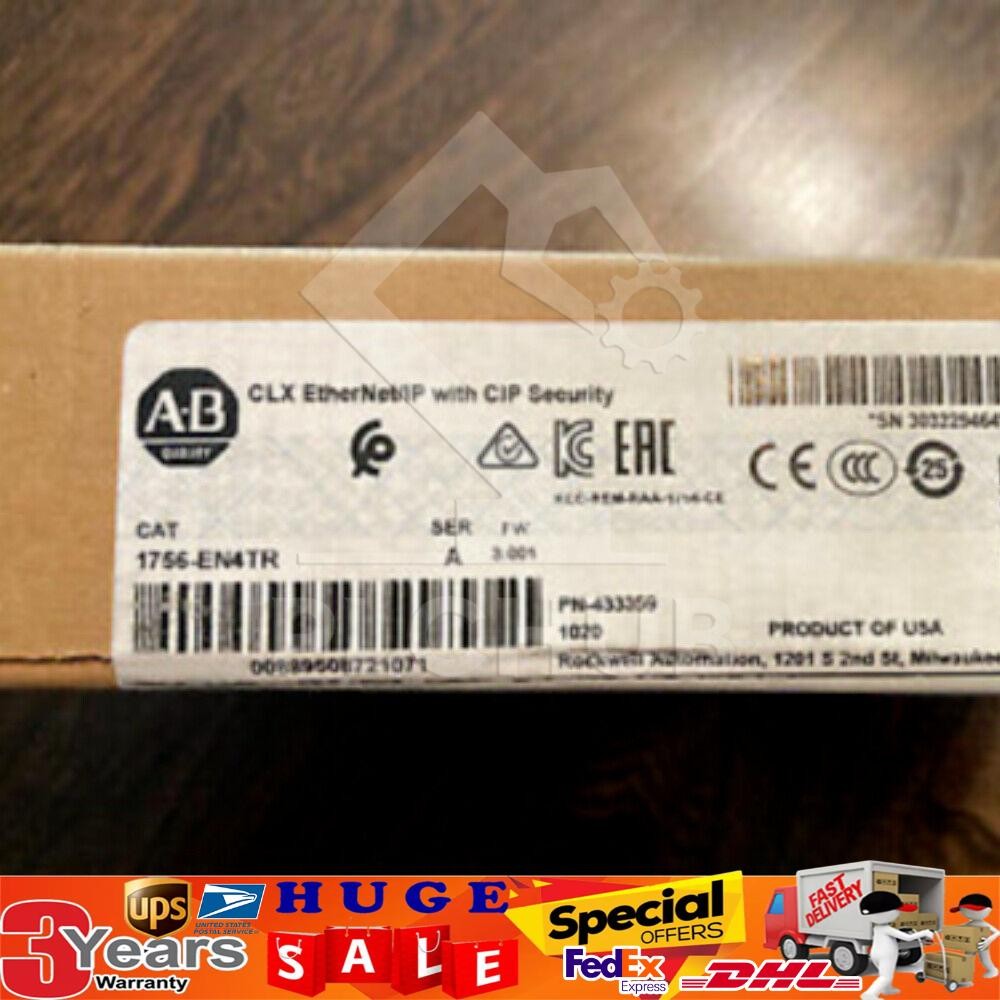 New Sealed 1756-EN4TR ControlLogix Dual Port EtherNet I756EN4TR AB US Free Tax