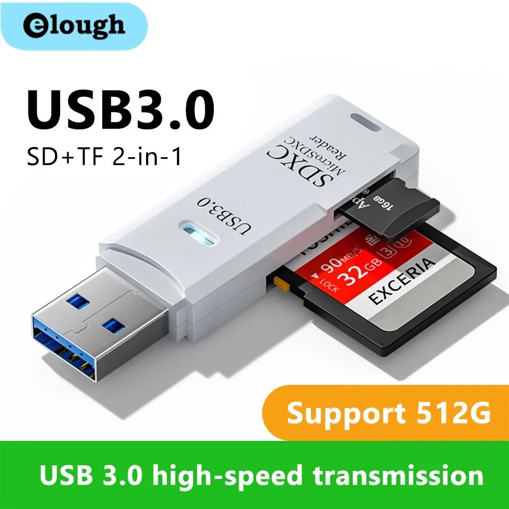 USB3.0 SD Card Reader for PC Micro SD Card to USB Adapter for Camera MemoryC lot