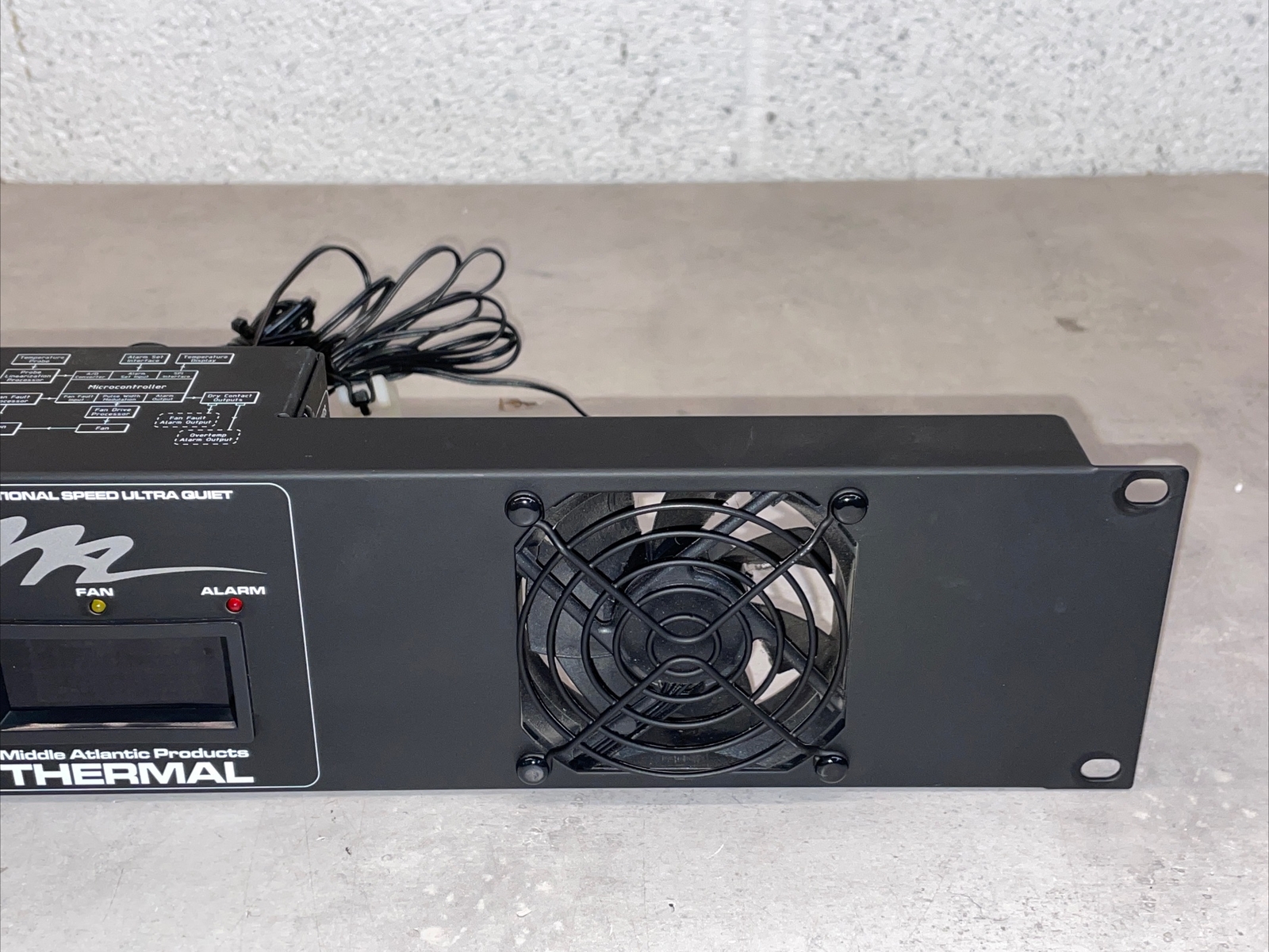 Middle Atlantic UQFP-2D Ultra Quiet Fans 2RU Rack Mount