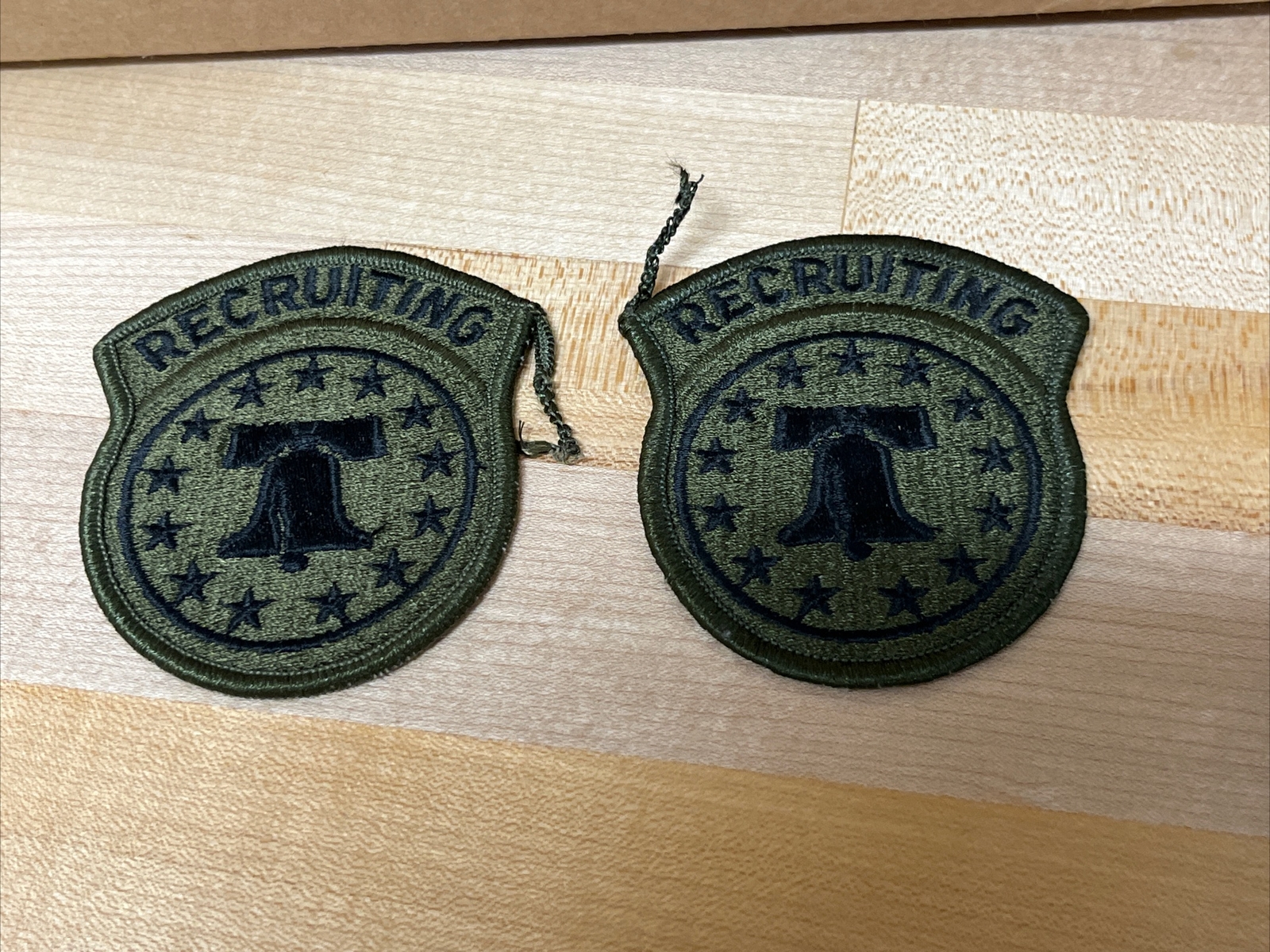 2 MILITARY PATCH US ARMY OCP MULTICAM HOOK & LOOP US ARMY RECRUITING COMMAND