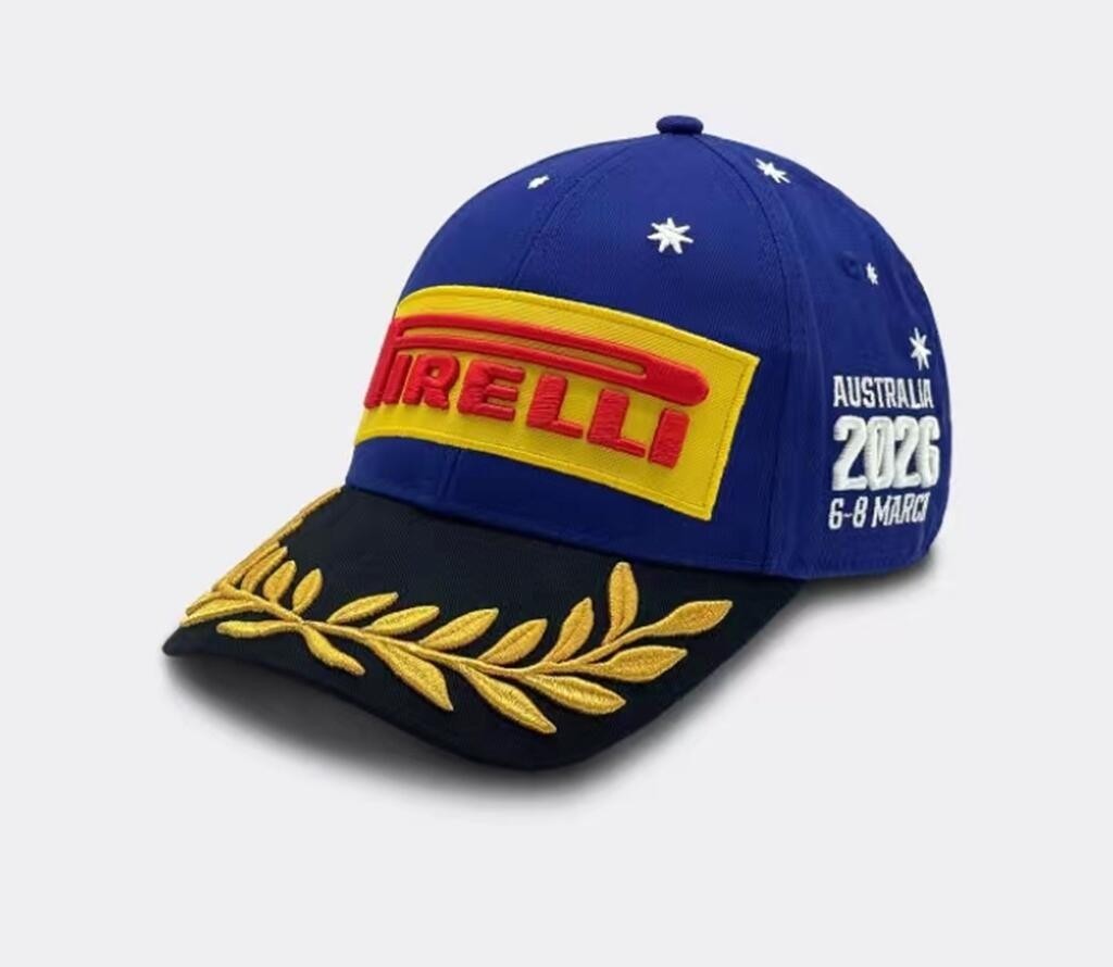Pirelli F1 Racing 2026 AU Men's Casual Outdoor Sports Baseball Cap Adjustable