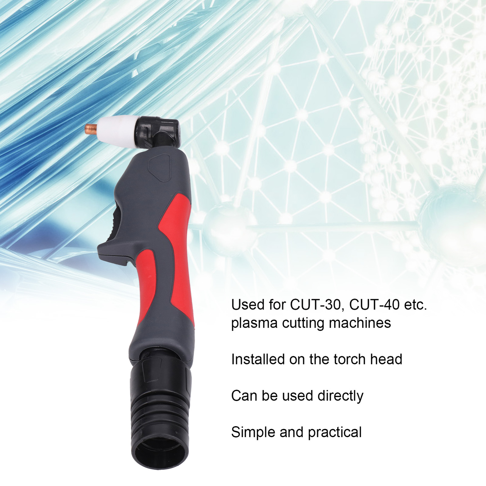 Torch Head PT31 ABS Handle For CUT‑30 CUT‑40 CUT‑50 PlasmaCutting Machine
