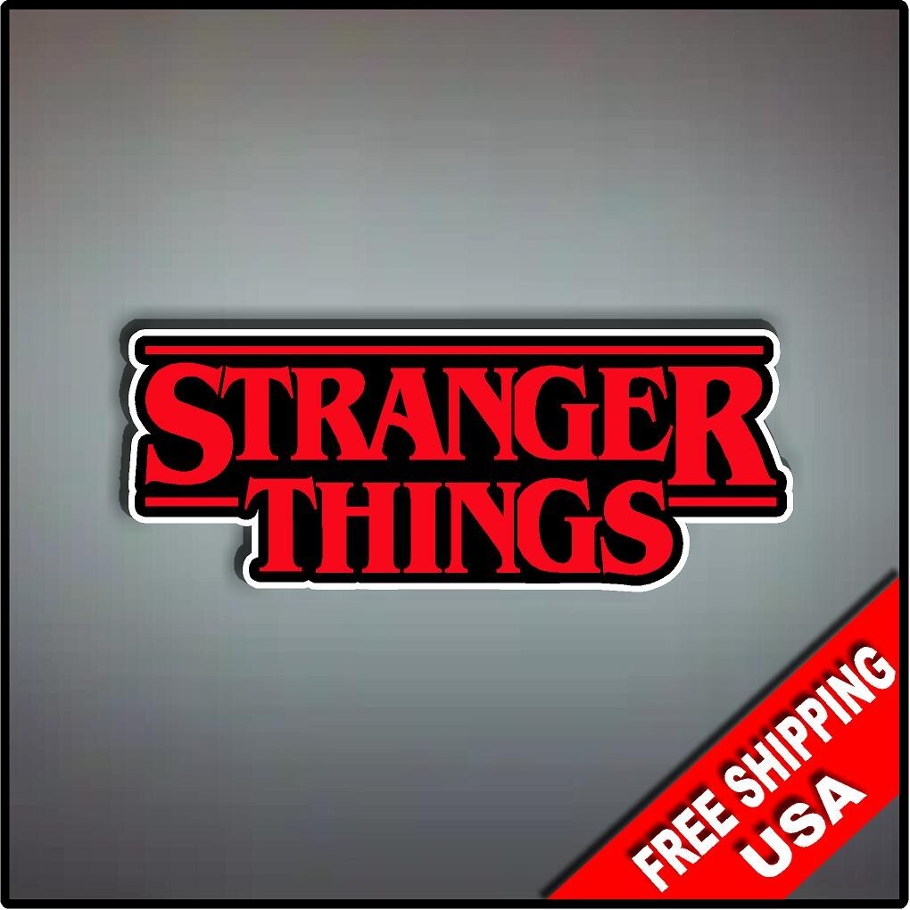 Stranger Things Vinyl Decal Sticker Emblem 8" x 3.5" Eleven