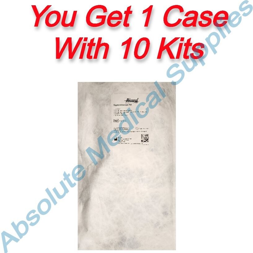 *10-Packs* Bioseal Lighted Sigmoidoscope Disposable Kit Sterile KI513/10
