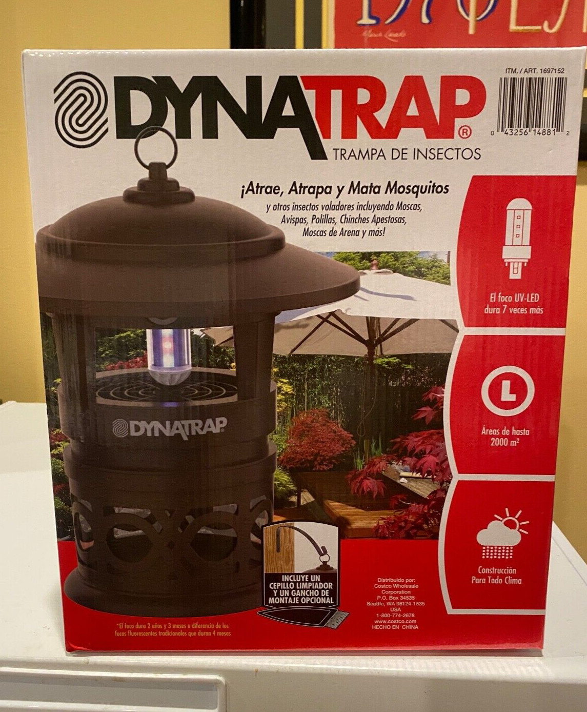 DynaTrap Insect and Mosquito Trap With Longer Lasting UV Bulb - New