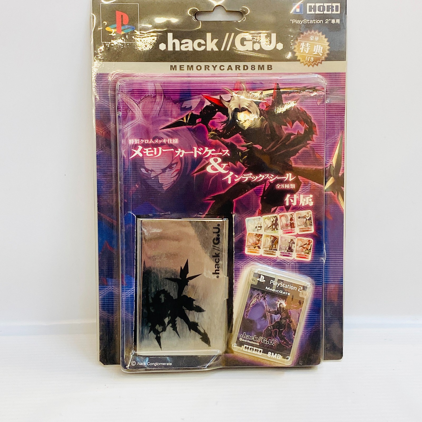 HORI PS2 Playstation 2 Memory Card .HACK G.U. Vol.2 Hack 8MB Boxed
