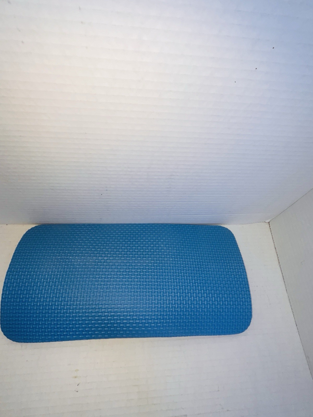 Ab Roller with Arm Support, Dual Wheel, Foam Handles & Blue Knee Mat Set