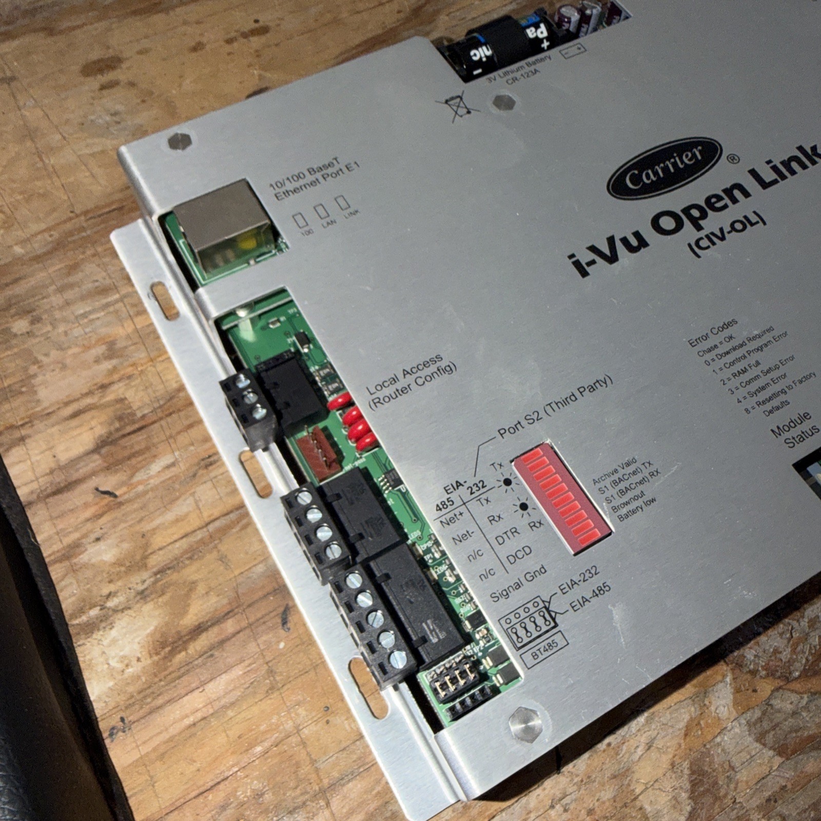 i-Vu Carrier: CIV-OL. i-VU Open Link. Pre Owned