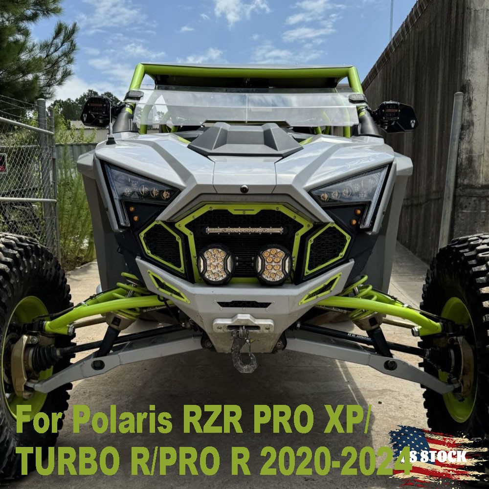 LED Headlights High Low Beam For Polaris RZR PRO XP/ TURBO R/PRO R 2020-2024