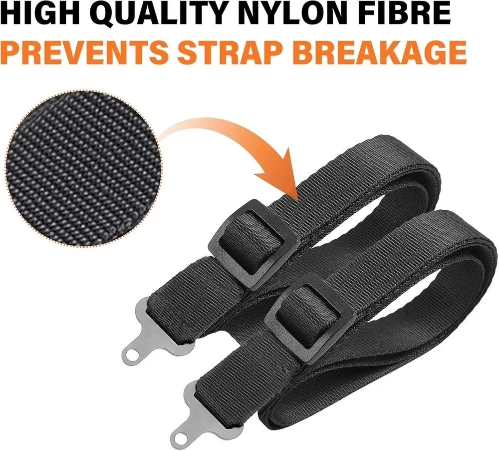 Heavy-Duty Engine Lifting Sling, 2-Point Or 4-Point Adjustable Nylon Straps