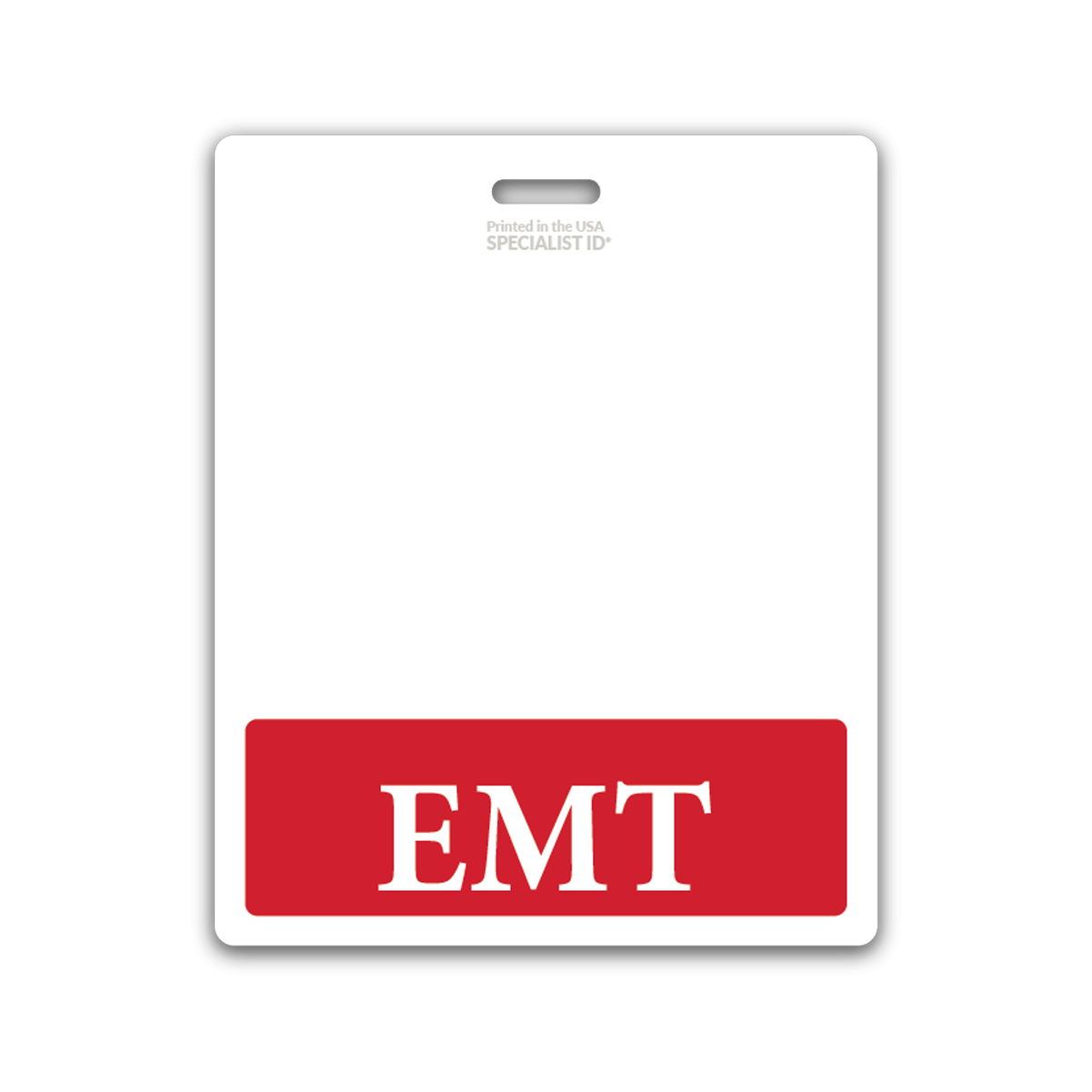 5 Pack - EMT Badge Buddy Oversized Horizontal XL ID Backer for Emergency Techs