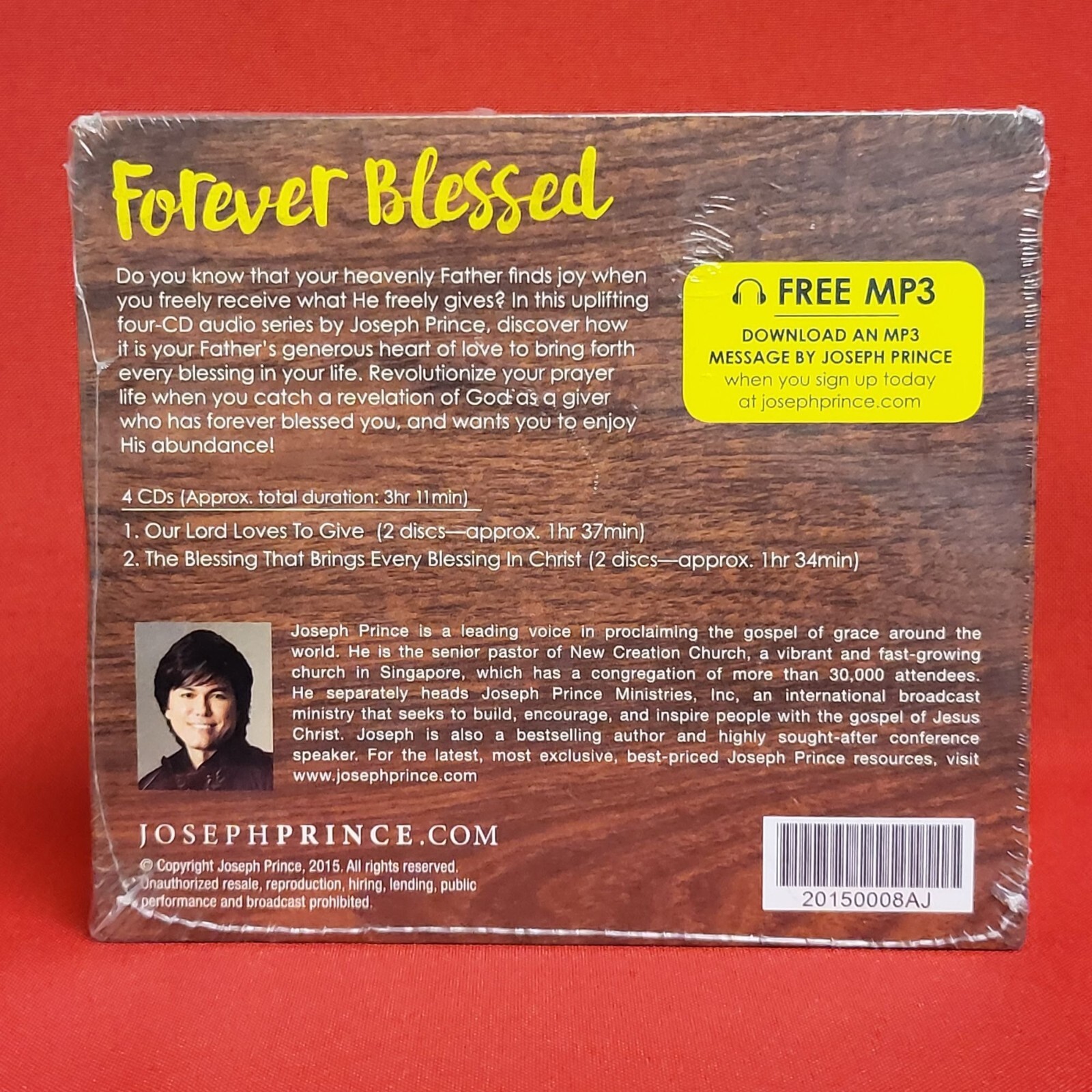 Joseph Prince Forever Blessed 4 Audio CD New Sealed