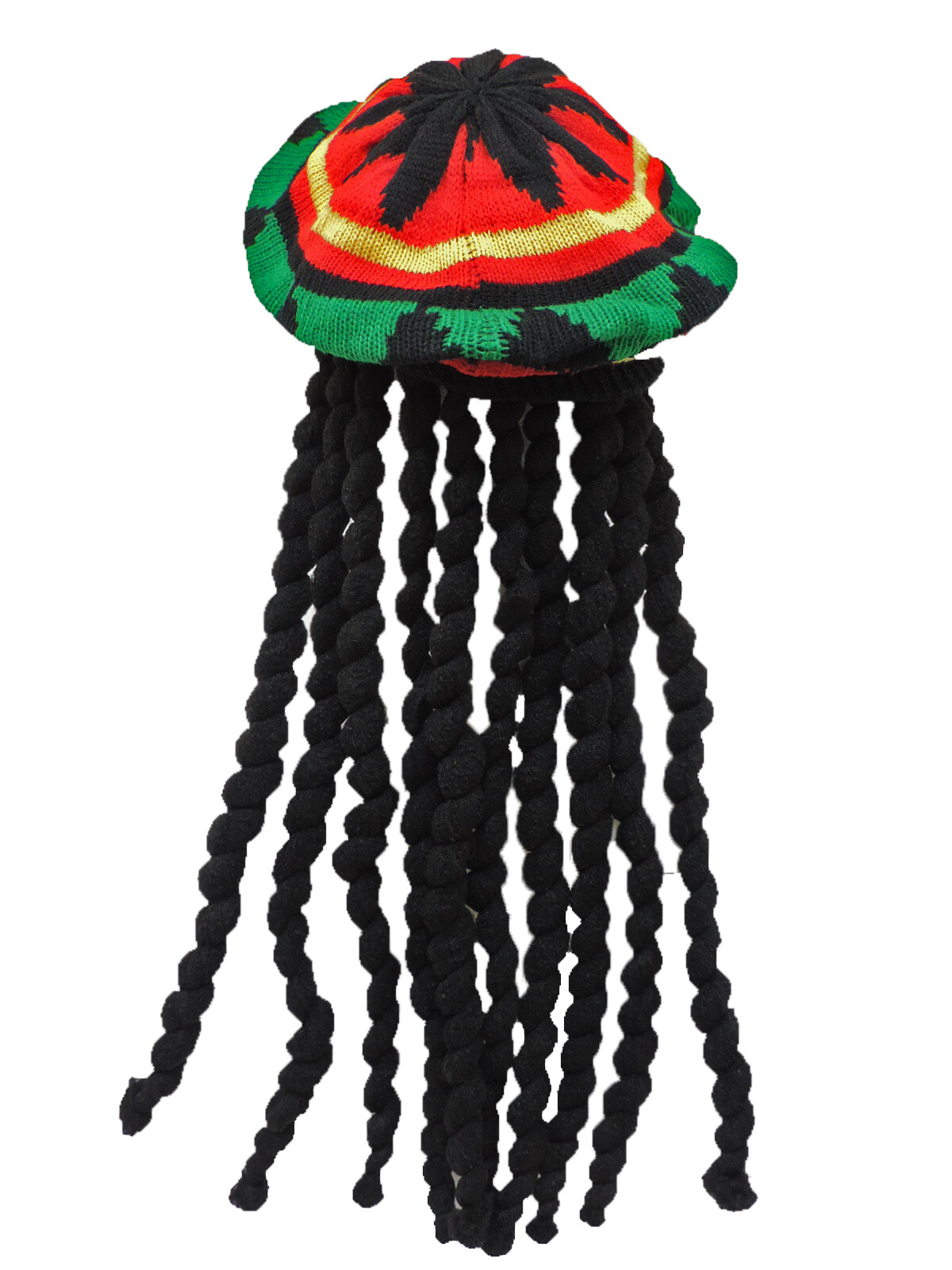 Knit Rhasta Rasta Dreds Dreadlocks Soft Reggae Jamaican Beret Hat