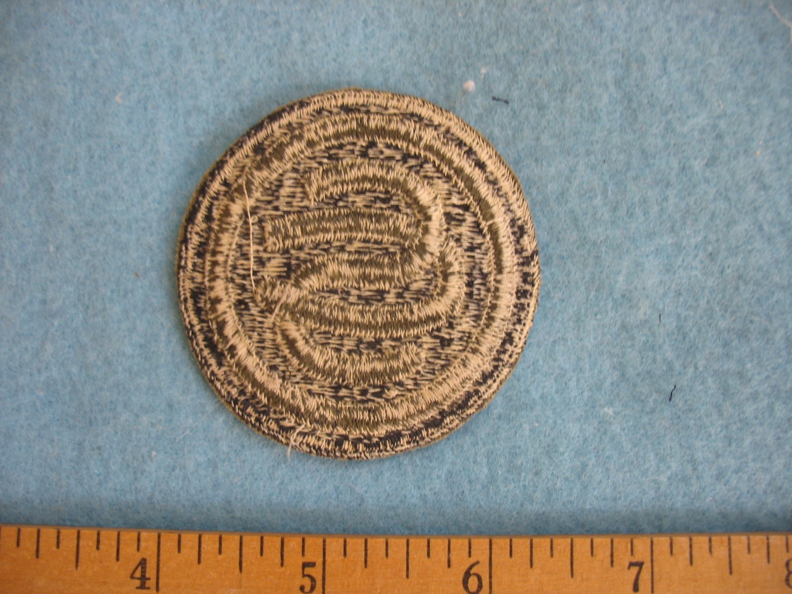 Original unused WWII US Army Officer Candidate School whiteback patch