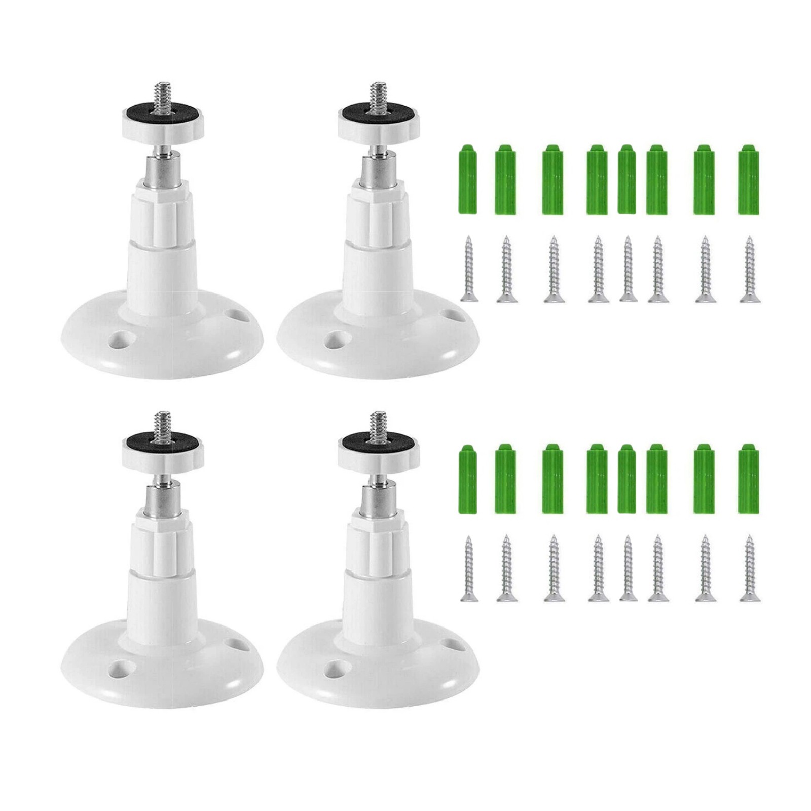 For Arlo Security Camera Wall Bracket 4 Set Adjustable Mount for Pro Series ABS
