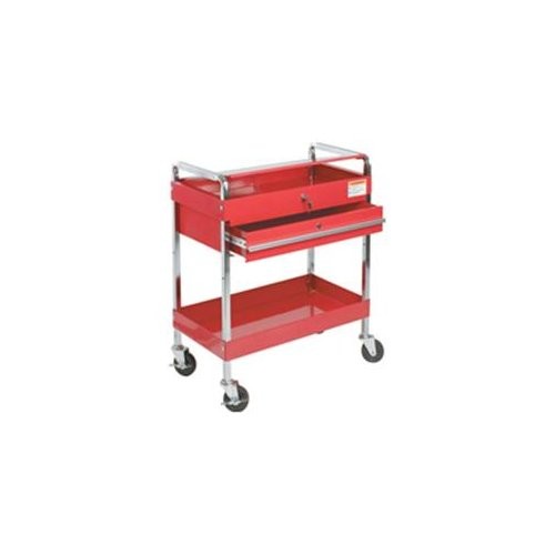 Sunex 8013A Service Cart 350lb Capacity Locking Drawer Red