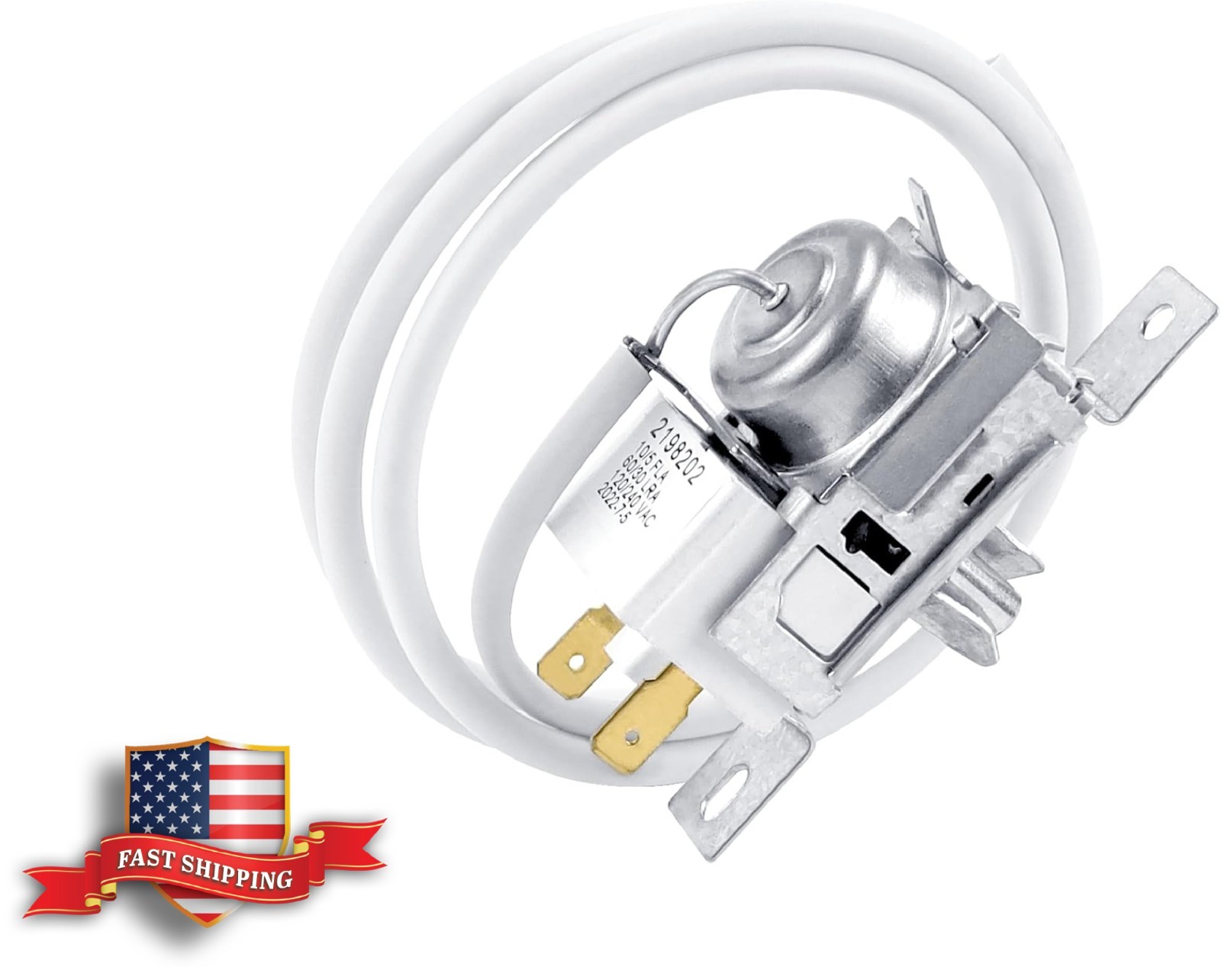 LIFETIME WARRANTY 2198202 for Whirlpool Kenmore Temperature Thermostat WP2198202