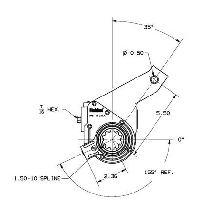 Haldex 30010049 Air Brake Automatic Slack Adjuster