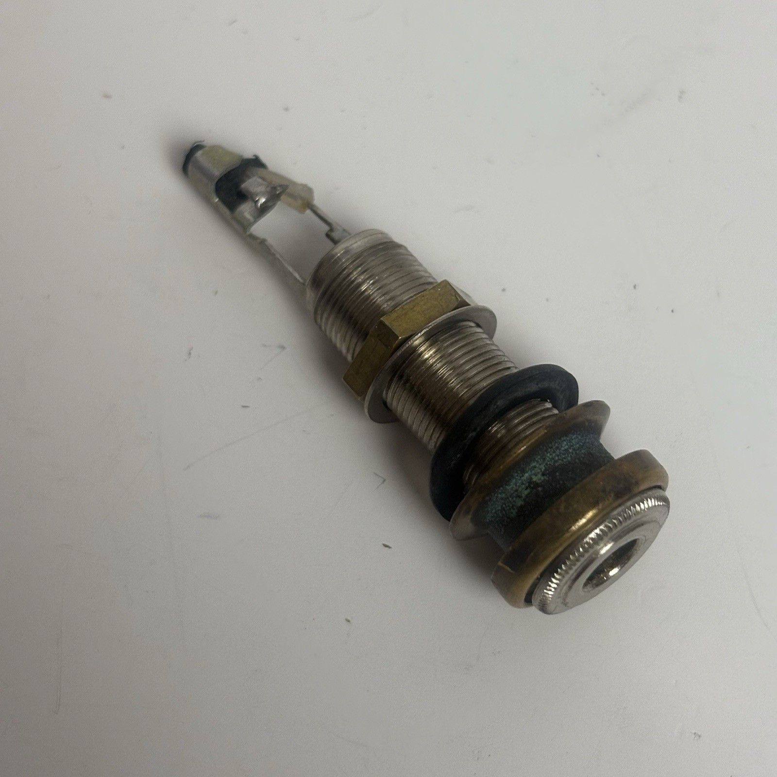 Vintage Acoustic Electric Guitar Endpin Jack 1/4 Output Jack Socket Preamp Part⁠