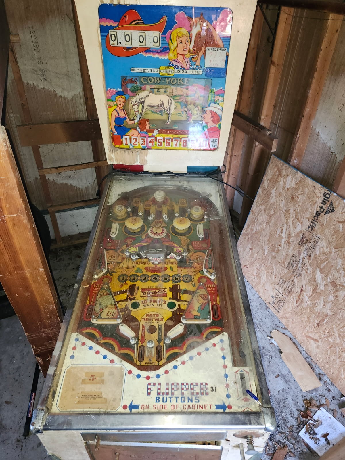 Cowpoke Pinball Machine