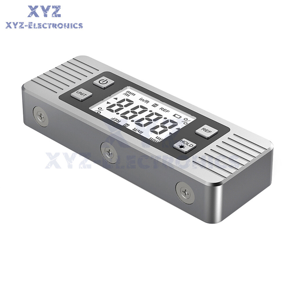 3in1 Magnetic Digital Protractor + Inclinometer + Level Scale angle slope 4*90°