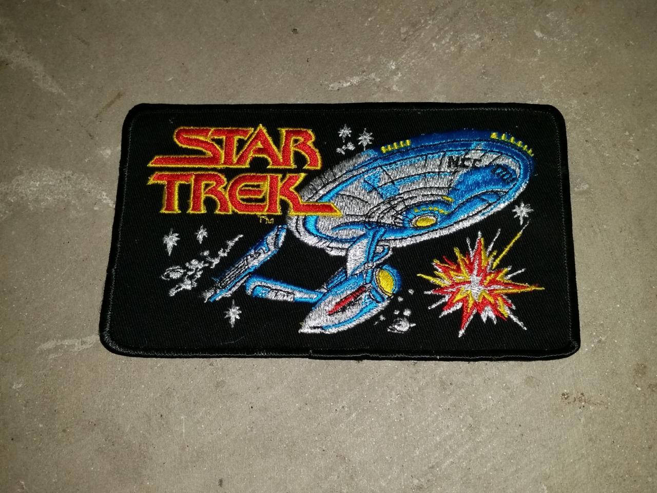 Rare STAR TREK ENTERPRISE Patch Sew On HTF 4" x 6-3/4"