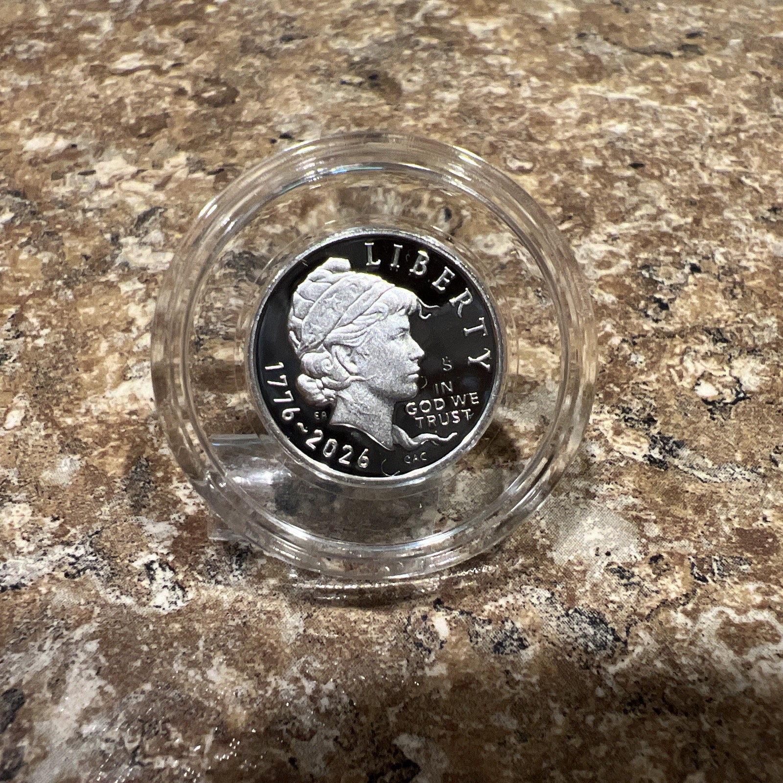 2026 S Silver Proof Emerging Liberty 10C in Protective Air- Tite