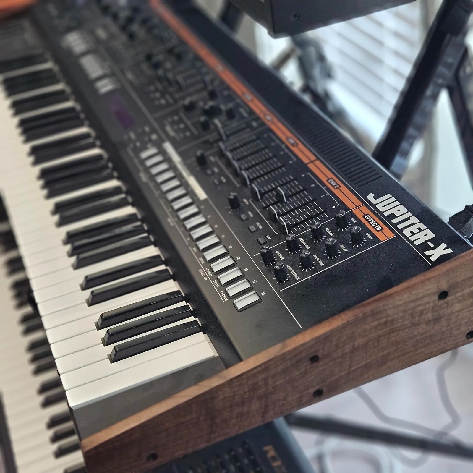 Roland Jupiter-X Jupiter X Replacement Solid Walnut Wood Sides