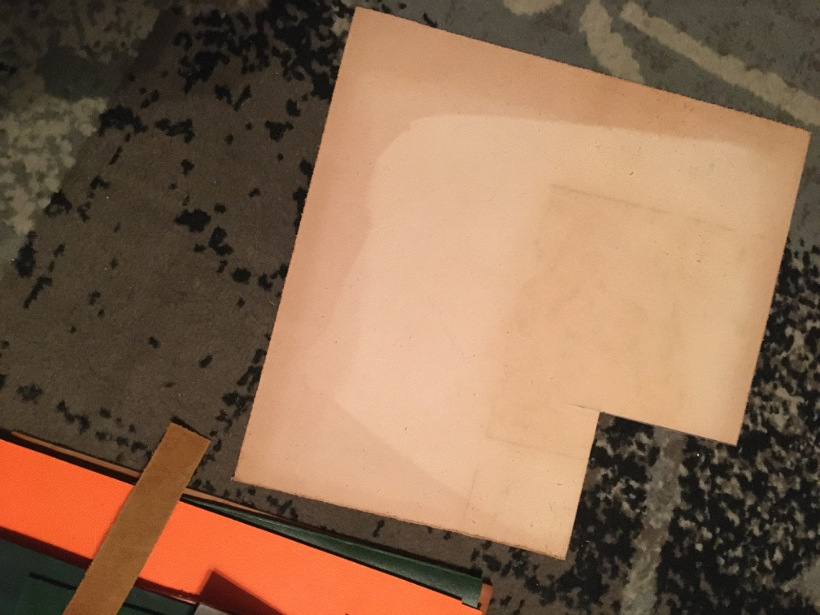 leather squares an scrapes for crafts