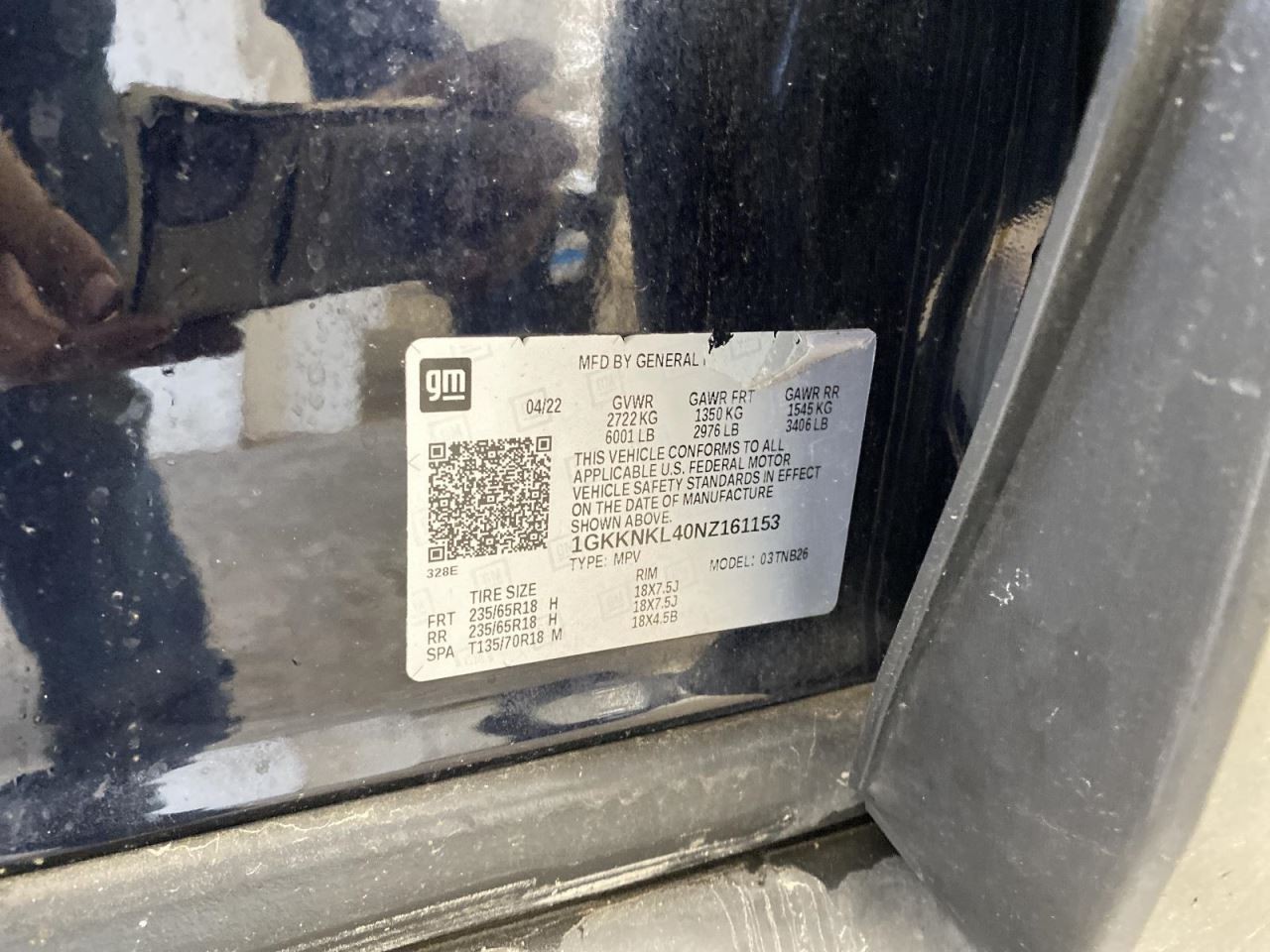 Air Shutter Fits 22-23 ACADIA 1057844