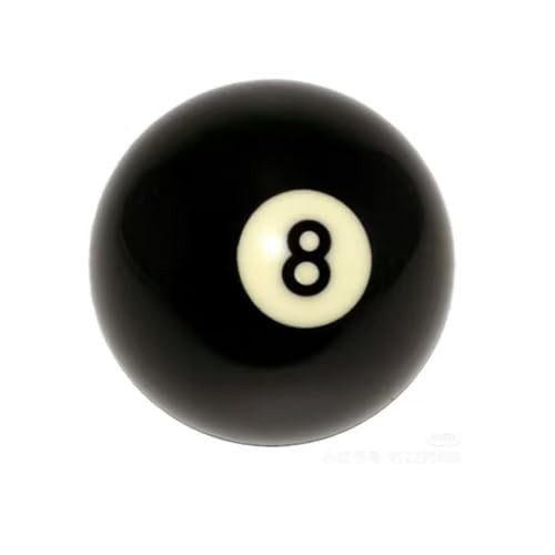 Replacement Billiards Ball, 2-1/4" Regulation Size, Object Balls with Cue 8