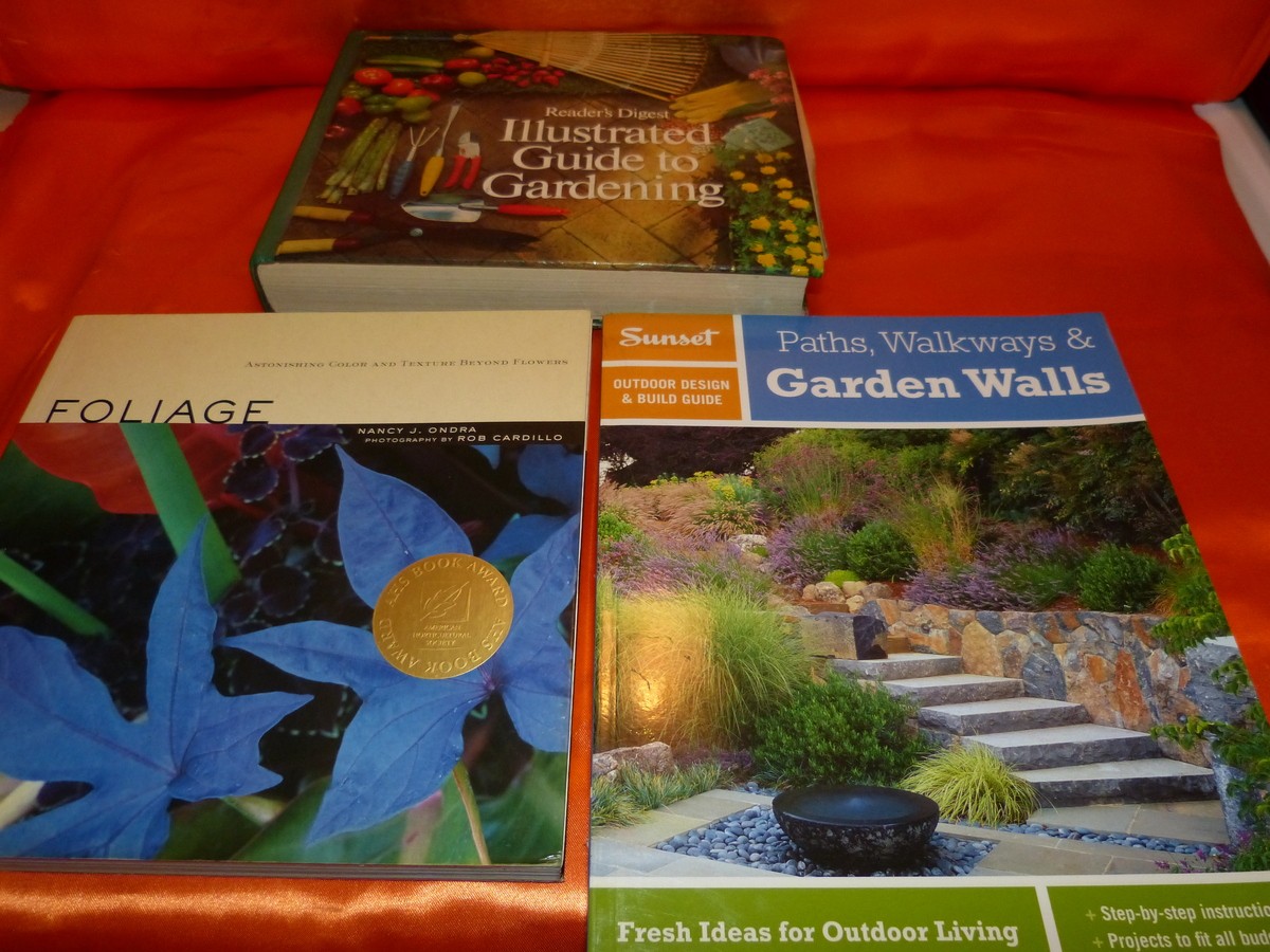 3 PACK GARDENING PLANTS FOLAGE BOOKS SALE Paths Walkways Garden Walls FreshSpun