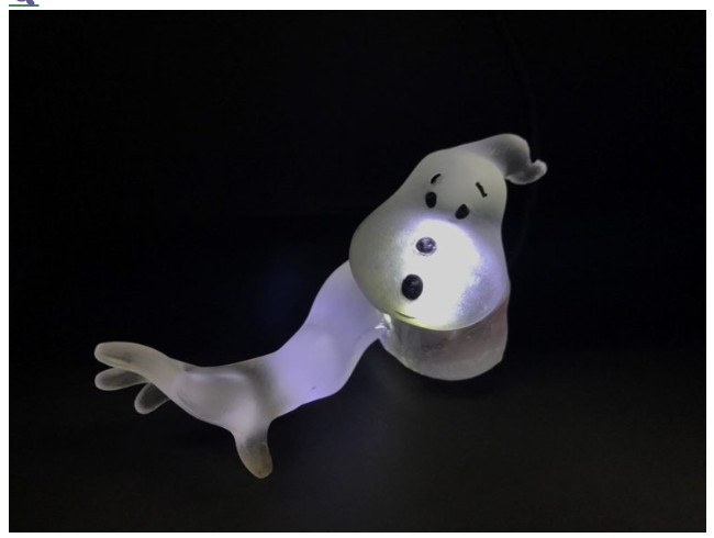 Ghostbusters GB Pinball Machine GLOWING WHITE GHOST LED Mod Stern