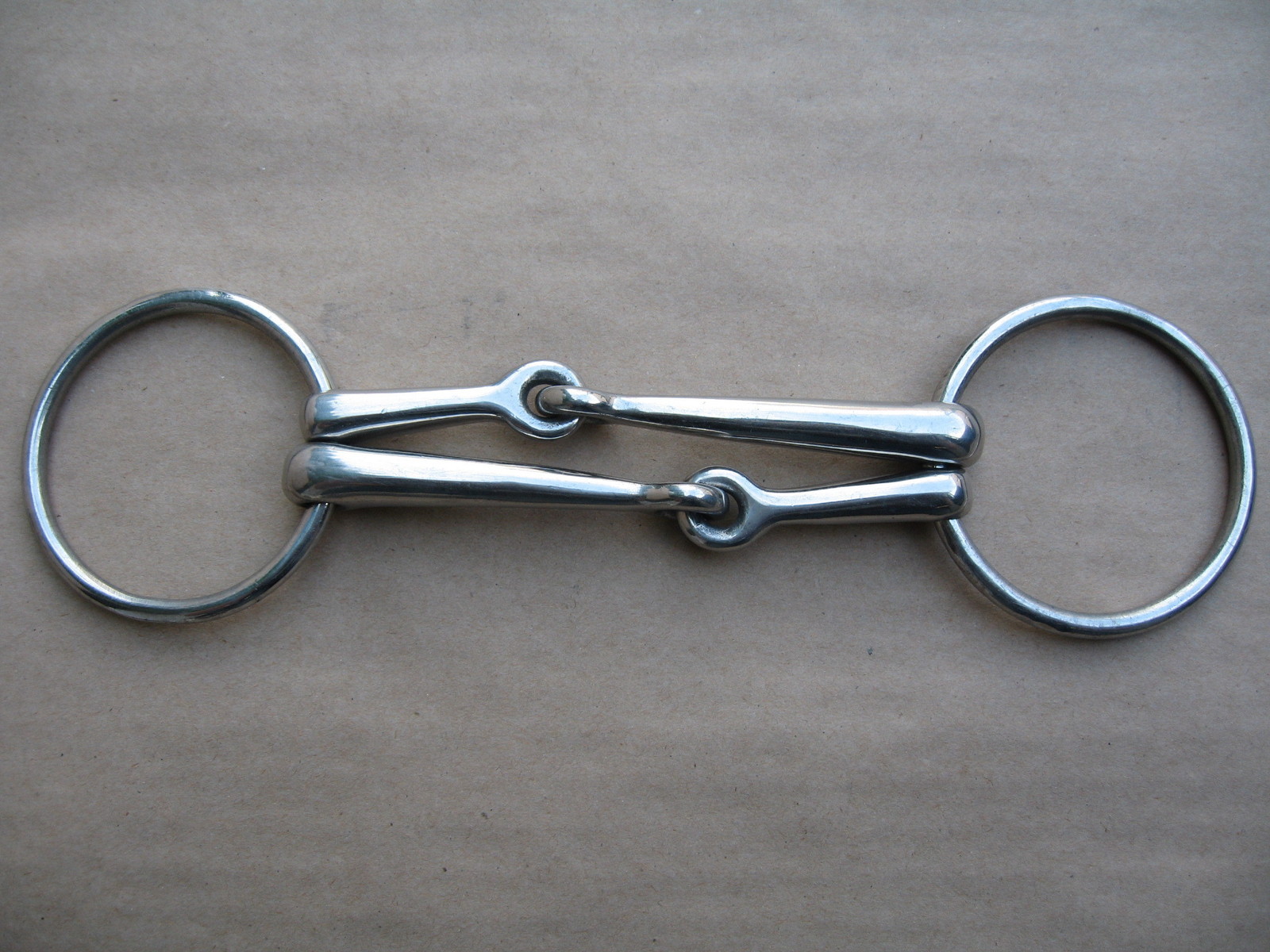 Bridle bit with double mouthpiece broken size 13.0 cm No. 438