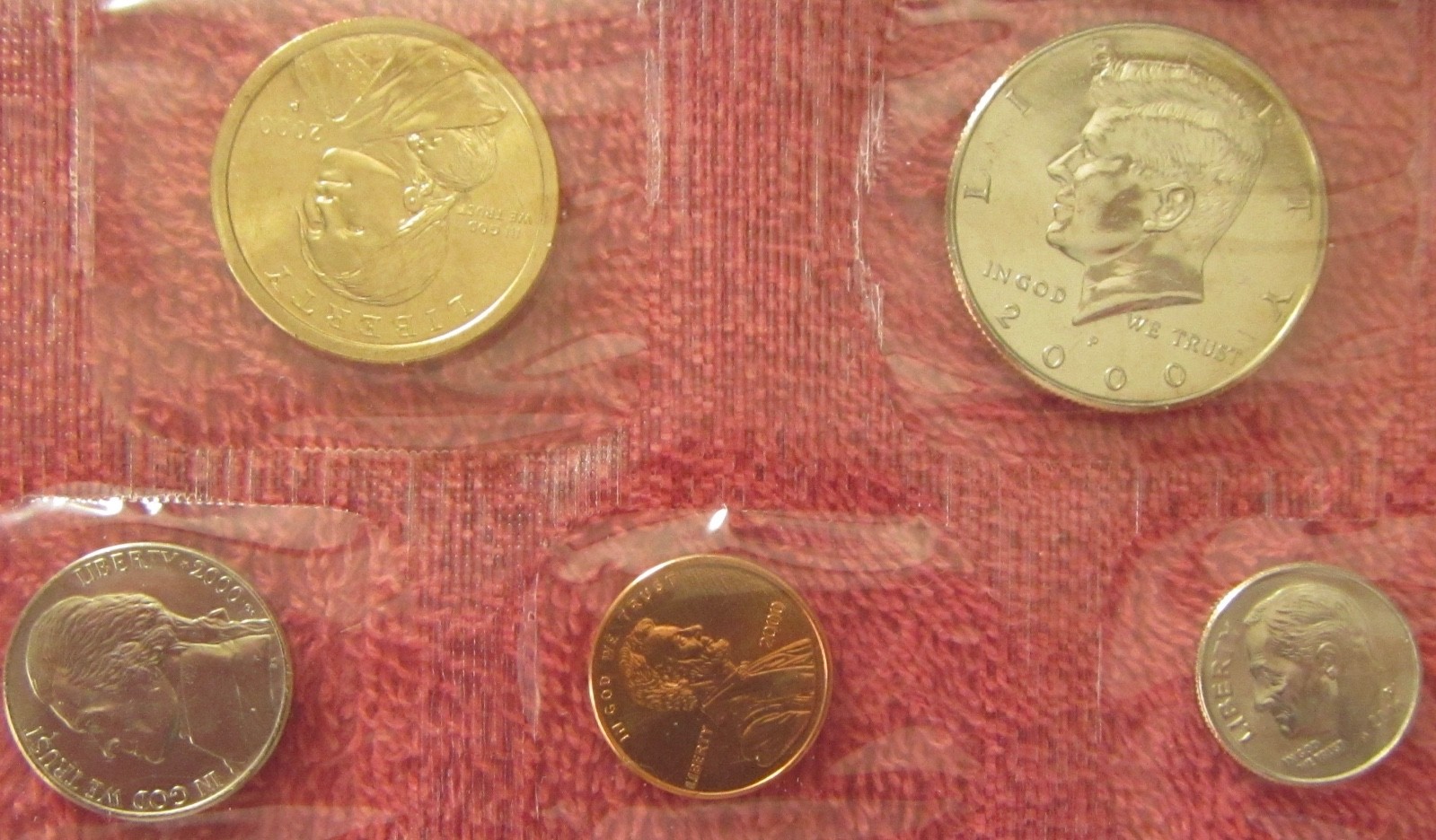 2000 Uncirculated Coin Set U.S Mint Original Government Packaging P&D mints