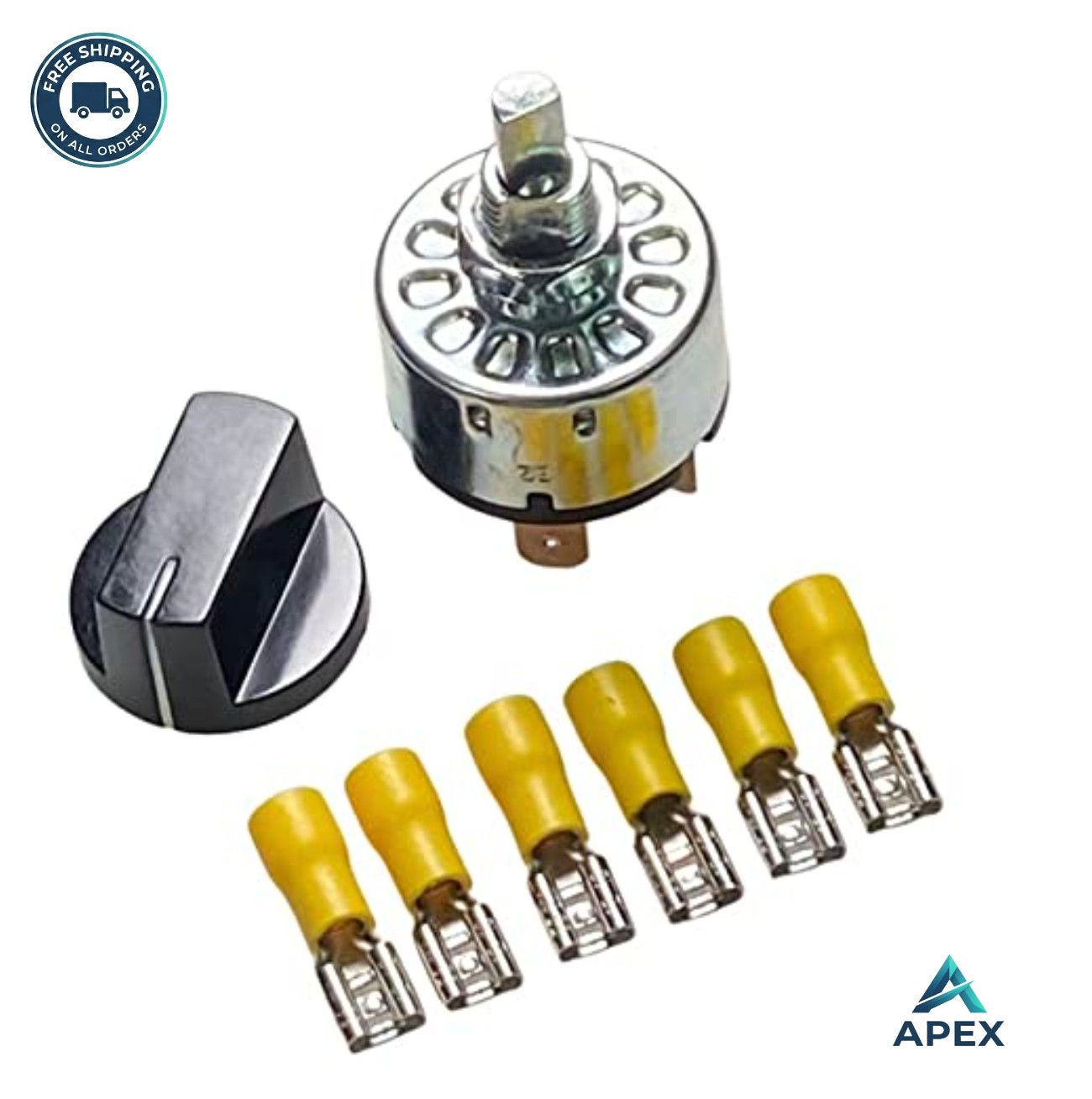 Rotary Switch 4-Position 3-Speed 16A 125V 12A 250V Fan Heater Speed Selector