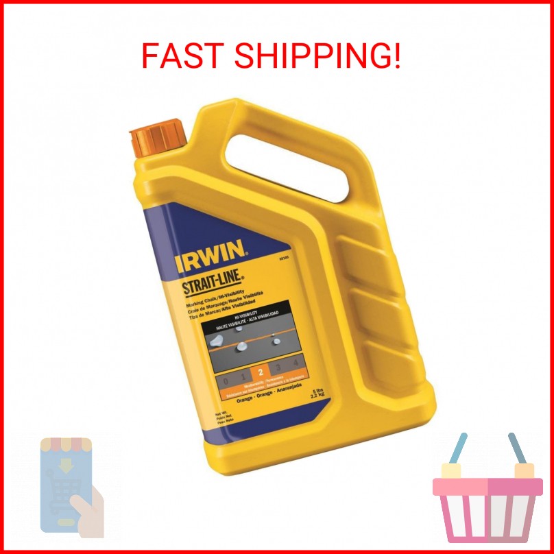 Irwin 5 Lb Orange Chalk Hi-Vis