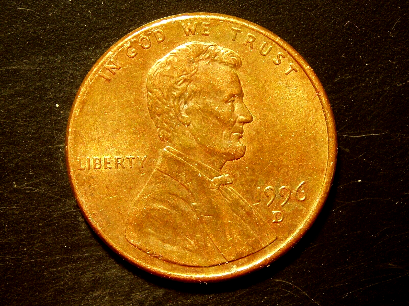 1996-D LINCOLN MEMORIAL CENT #1