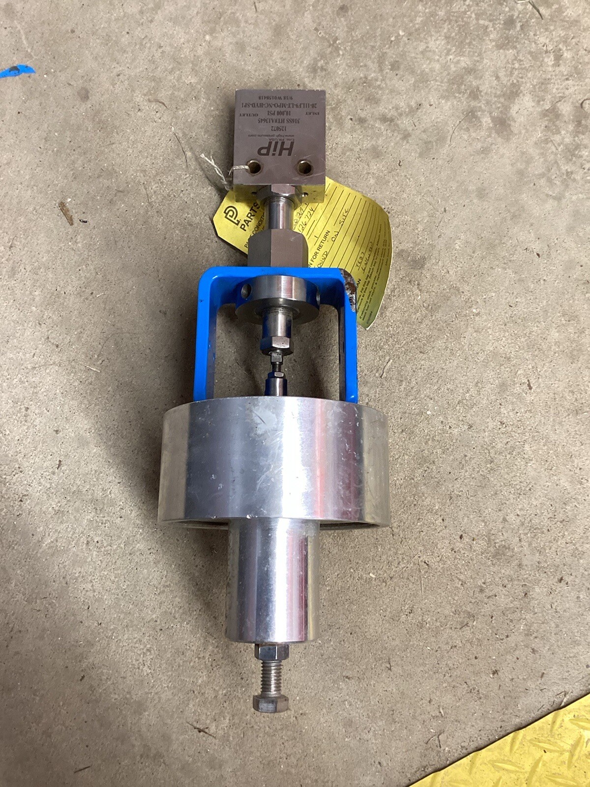 HiP 316SS High Pressure Needle Valve Assembly, 10000 PSI