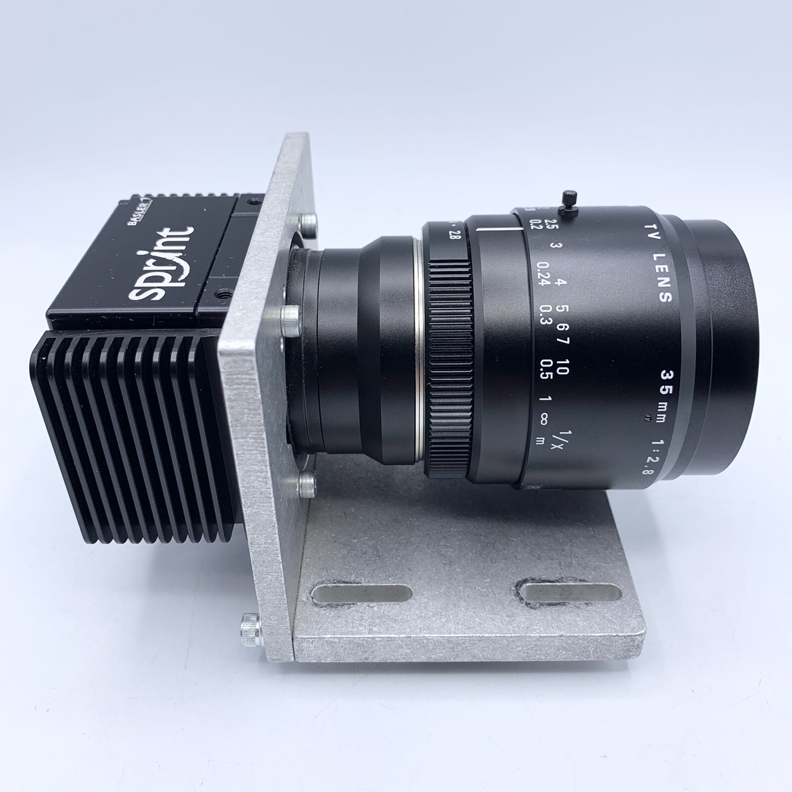 Basler Sprint spL2048 - 70km F-Mount W/35mm F/2.8 Cosmicar/Pentax TV Lens READ