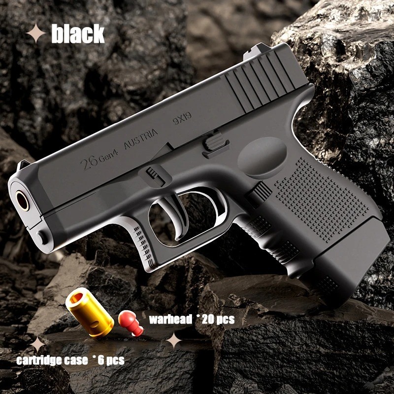 G26 Toy Gun Shell Ejecting Soft Bullet Blaster Educational Kids Toy