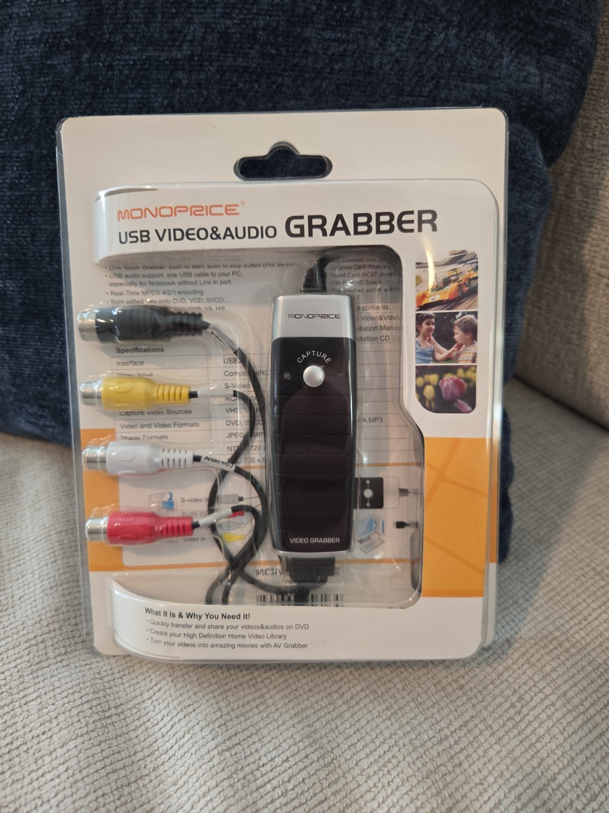 Monoprice USB Video & Audio GRABBER NEW SEALED