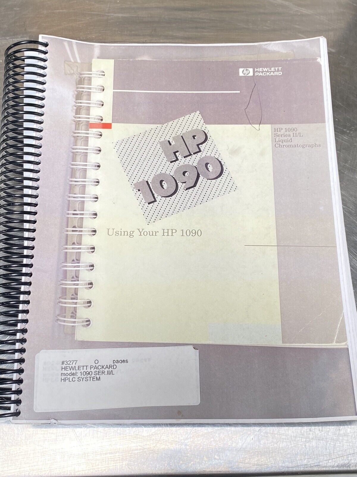 Hewlett Packard HP 1090 Series II/L Liquid Chromatographs -Users Guide / Manual