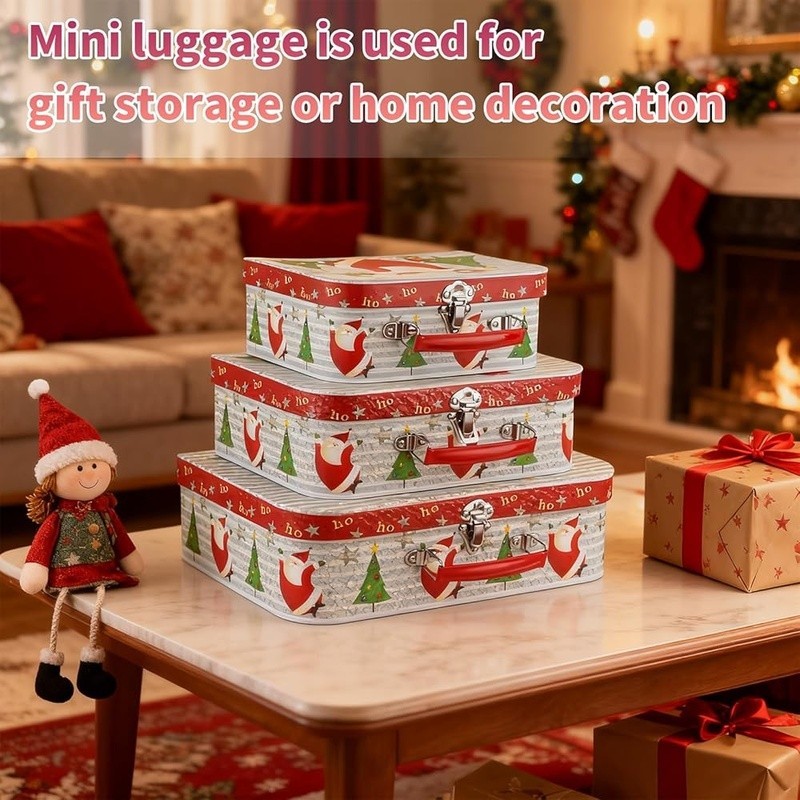 Decorative Cardboard Storage Boxes Stackable Organizers Home & Gift Wrapping New