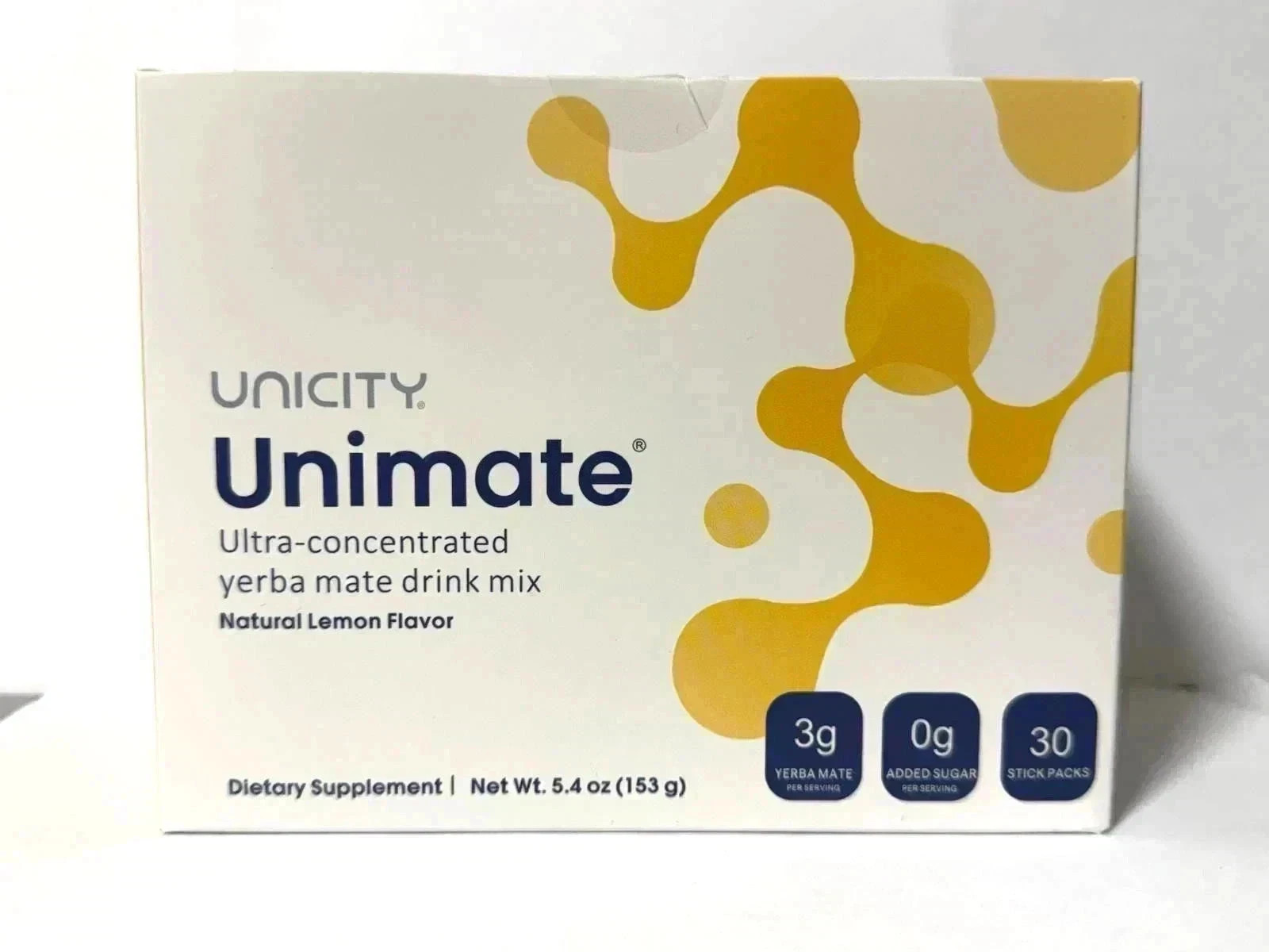 Unicity Unimate Lemon Flavor Packs - 30 Count,,..